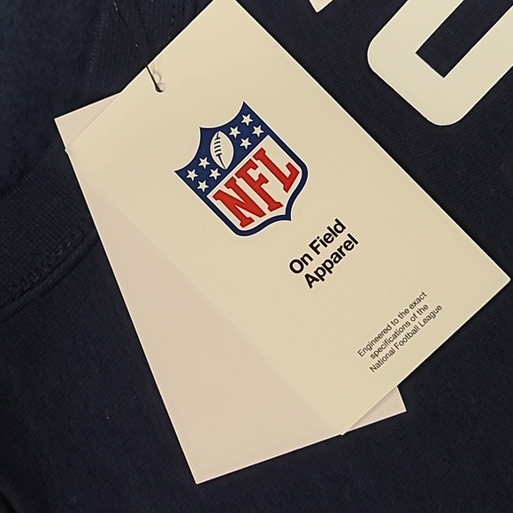 Nike Dallas Cowboy Navy Blue Arched Crew Sweatshirt Size Small - Picture 7 of 9